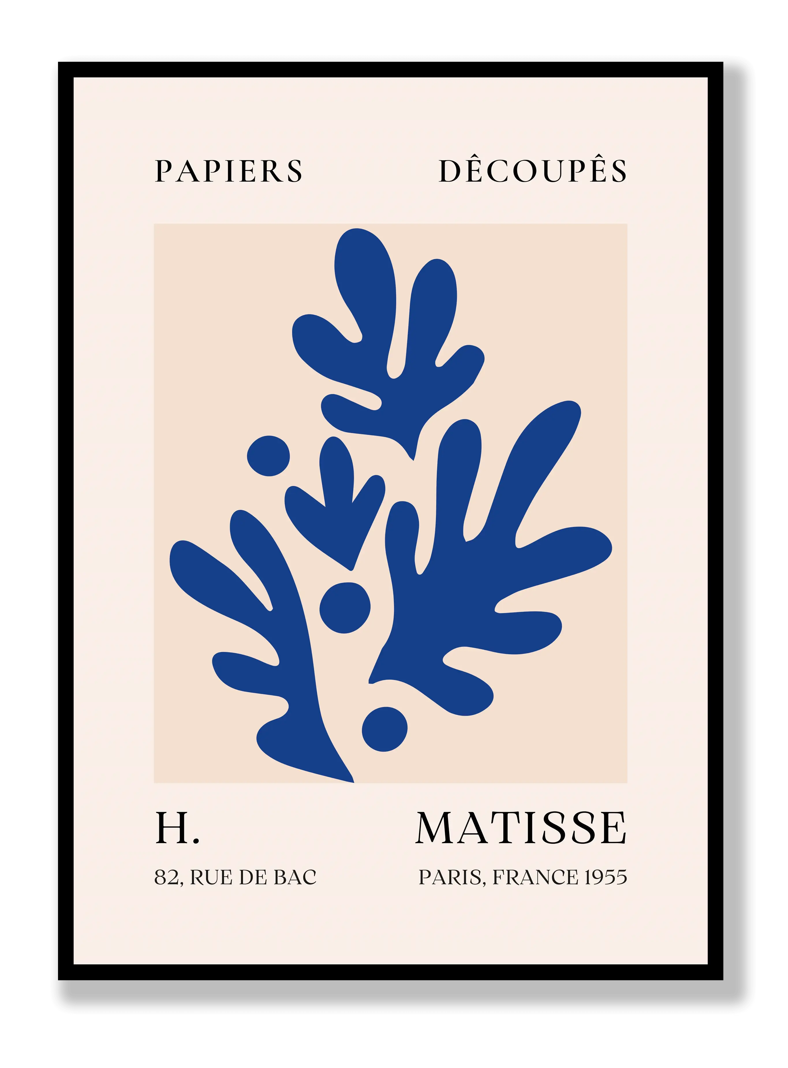 Henri Matisse - Blaue Koralle Poster